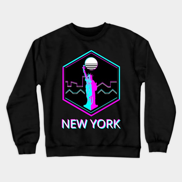 New York Crewneck Sweatshirt by citypanda